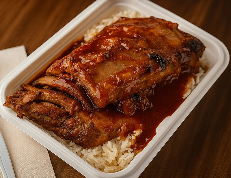 Full Rack of Ribs with Rice